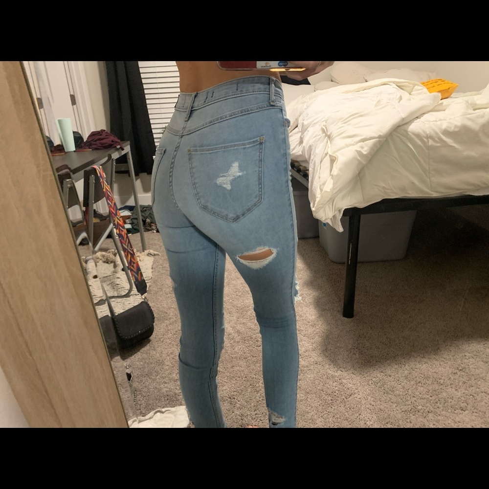 Hollister tipped skinny jeans